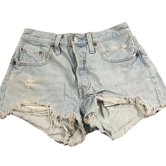 Levi's Pants - Levi’s Premium 501 Original Shorts, Women's Size 25 Ojai Frost Light Indigo